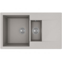 Мойка Florentina Тоскана 860К грей, 2 чаши, кварц, 30532