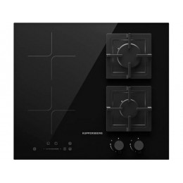 Варочная панель Kuppersberg IGS 601, комбинированная 59 см, чёрная, SKU 28932