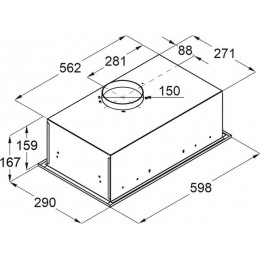 Вытяжка MAUNFELD Crosby 33434 850 м³/ч, 60 см, нерж. сталь