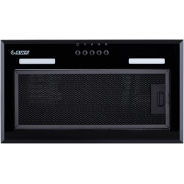 Вытяжка EXITEQ EX-1346 black, полновстраиваемая, 52 см, 850 м³/ч, 44 дБ, 3 скорости, механическое управление, алюминиевый фильтр, SKU 28534