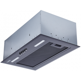 Вытяжка EXITEQ EX-1346 black, полновстраиваемая, 52 см, 850 м³/ч, 44 дБ, 3 скорости, механическое управление, алюминиевый фильтр, SKU 28534