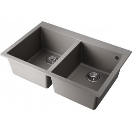 Мойка Omoikiri Bosen 80-2-GR Tetogranit/leningrad grey (4993569)