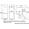 Холодильник MAUNFELD MFF187NFIX10: Энергоэффективный и стильный двухкамерный холодильник с морозильником