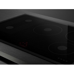 Варочная панель SMEG SI1M24854D 80 см, индукционная, черная, 5 зон, 7400 Вт, сенсорное управление, SKU 36336