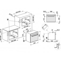 Духовой шкаф SMEG SF6200TB