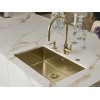 Мойка Franke BXM 210/110-68 F-INOX в золоте с вентилем-автоматом (127.0662.643) – идеальное решение для вашей кухни