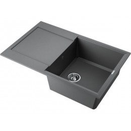 Мойка 35040 Omoikiri Sakaime 79-PL Tetogranit, 790x500 мм, врезная, с крылом