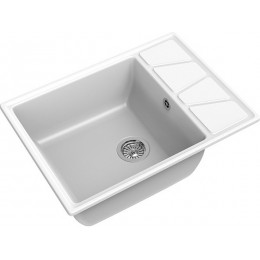 Мойка Granfest GF-V-680L иней, 60 см, мрамор, 1 чаша, 680x500 мм, SKU 13942.