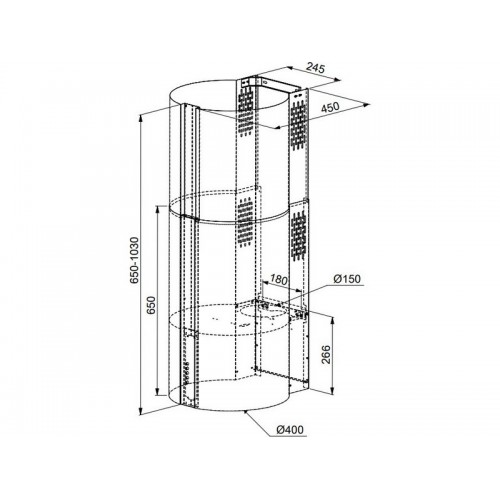 Вытяжка MEFERI TUBE40WH COMFORT PLUS - Эффективное решение для вашей кухни