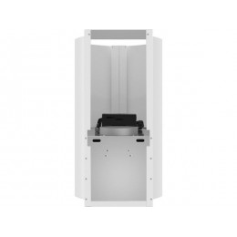 Вытяжка MEFERI TUBE40WH 29442, белая матовая, 1200 м³/ч, 5 скоростей, LED, 36 дБ