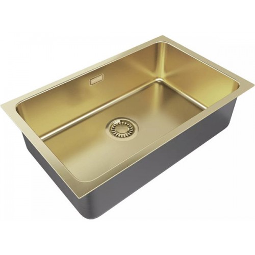 Мойка Paulmark Vista 74 PM307444-LG в светлом золоте – идеальное решение для вашей кухни
