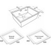 Мойка Paulmark Next 54 uni PM215444-MG, матовый серый - идеальное решение для вашей кухни