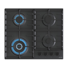 Варочная панель Gorenje GW642SYB 60 см, черная, газовая, 27444