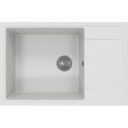 Мойка Florentina Липси 780XL 26746, врезная, кварц, 1 чаша, крыло, перелив, 780х510 мм