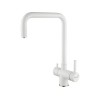 Смеситель Paulmark Wetter We213030-WH (431) - белый матовый для ванной и кухни
