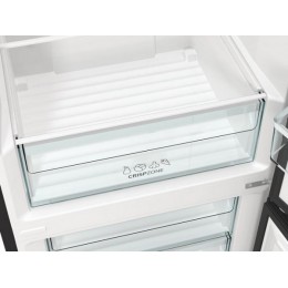 Холодильник Gorenje NRK6202EBXL4, 60 см, черный, 353 л, A++, NoFrost, 2 дверки, 38 дБ, SKU 35448