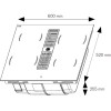 Варочная панель Bertazzoni P604ICH30NP индукционная с вытяжкой