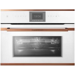 Духовой шкаф Kuppersbusch CBM 6550.0 W7, 43 л, 1000 Вт, белое стекло, SKU 32849