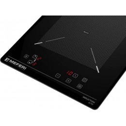 Варочная панель MEFERI MIH302BK ULTRA индукционная 29 см, черная, 2 конфорки, сенсорное управление, SKU 29549.