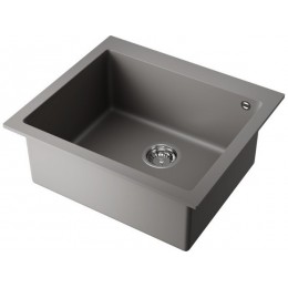 Мойка 34250 Omoikiri Bosen 57A-GR Artceramic 570x500mm, врезная, 10мм, для тумбы от 60 см