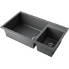 H1: Мойка Omoikiri Tedori 86-2-LB-PL из Тетогранита в цвете Платина (4993939) - Качество и Стиль для Вашей Кухни