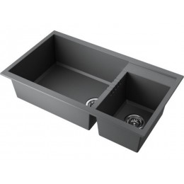 Мойка 35050 Omoikiri Tedori 86-2-LB-PL Tetogranit 860x500 мм