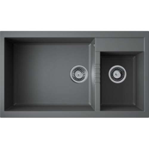 H1: Мойка Omoikiri Tedori 86-2-LB-PL из Тетогранита в цвете Платина (4993939) - Качество и Стиль для Вашей Кухни