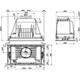 Вытяжка Faber INCA PLUS HCS LED X A70 (305.0536.876)