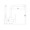 Смеситель Longran Logic LM2103 из нержавеющей стали - Качество и стиль для вашей кухни