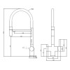 Смеситель KITCHEN SYSTEMS ICON CW Titanium