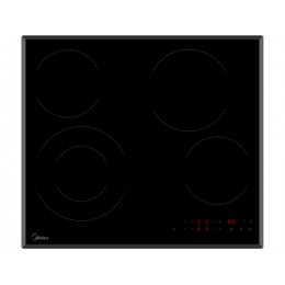 Варочная панель Midea MCH64407F 59 см, черная, 4 зоны HILIGHT, 25955