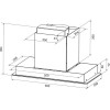 Вытяжка KRONA SELINA F MAX 600 Black - Эффективная кухонная вентиляция с современным дизайном