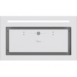 Вытяжка Midea MH60I970GW, 52 см, белая, стекло, 1150 м³/ч, управление жестами, 55-72 дБ, SKU 30157