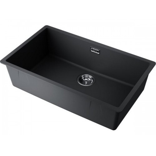 Мойка Omoikiri Yamakawa 75T-Integra-BL из Tetogranit, черная - купить в интернет-магазине