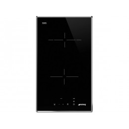 Варочная панель SMEG SE232TX1 30 см, черная, стеклокерамика, 2 зоны Hi-Light, 28058