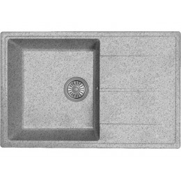 Мойка Dr.Gans Gelcoat Оливия 740 базальт, 1 чаша, мрамор, SKU 21160