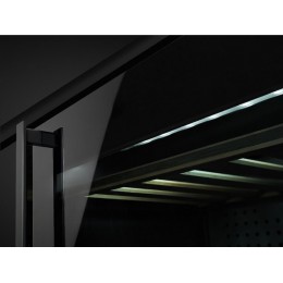 Винный шкаф SMEG CVI638RN3 60 см, черное стекло, 38 бутылок, 2 зоны, 25962