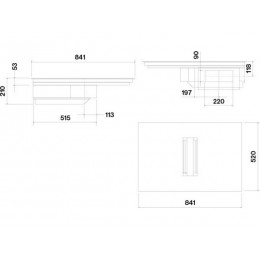 Варочная панель Falmec ZERO EASY 26362 индукционная 84,1 см, 600-1280 м³/ч, сенсорное управление