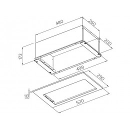 Вытяжка MEFERI INBOX52WH SENSOR COMFORT