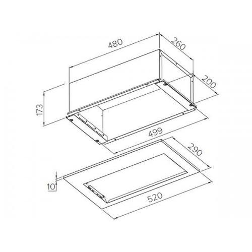 Вытяжка MEFERI INBOX52WH SENSOR COMFORT