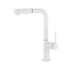 Смеситель Paulmark Neo Ne214419-WH (431) — белый матовый, стильный и надежный выбор для вашей кухни или ванной