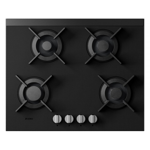 Варочная панель ASKO HG8640MGB1 - Газовая, 4 конфорки, Черная, Энергоэффективная, Высокое качество.