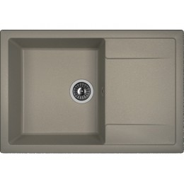 Мойка Dr.Gans ТЕХНО 760 везувий, 1 чаша, мрамор, 760x510 мм, SKU 20966
