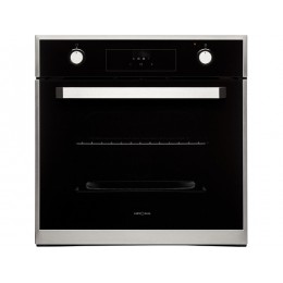 Духовой шкаф KRONA ADRIANO 60 см, черный/нерж. сталь, 68 л, 2,7 кВт, SKU 22566