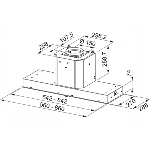 Вытяжка Franke FMY 608 BI BK (110.0456.723) - Эффективное решение для вашей кухни
