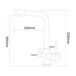 Смеситель Arona ARM 301 GOLD золото