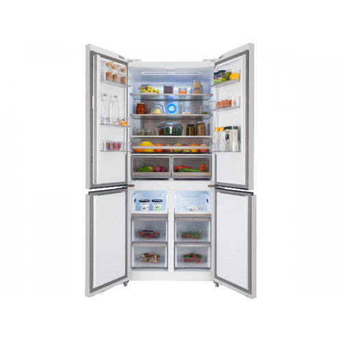 Холодильник HIBERG RFQ-600DX NFGW Inverter - Энергоэффективный и Современный Решение для Вашей Кухни