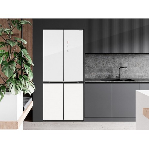 Холодильник HIBERG RFQ-600DX NFGW Inverter - Энергоэффективный и Современный Решение для Вашей Кухни