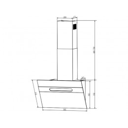 Вытяжка Franke STERLING WH 60 (SKU 25370) 1400 м3/ч, 3 скорости, белая