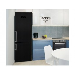 Холодильник Jacky’s JR FHB2000, 2 двери, черный, NoFrost, 360 л, A, SKU 22372
